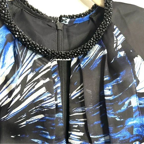 Carmen Marc Valvo Silk Dress - Picture 2 of 5